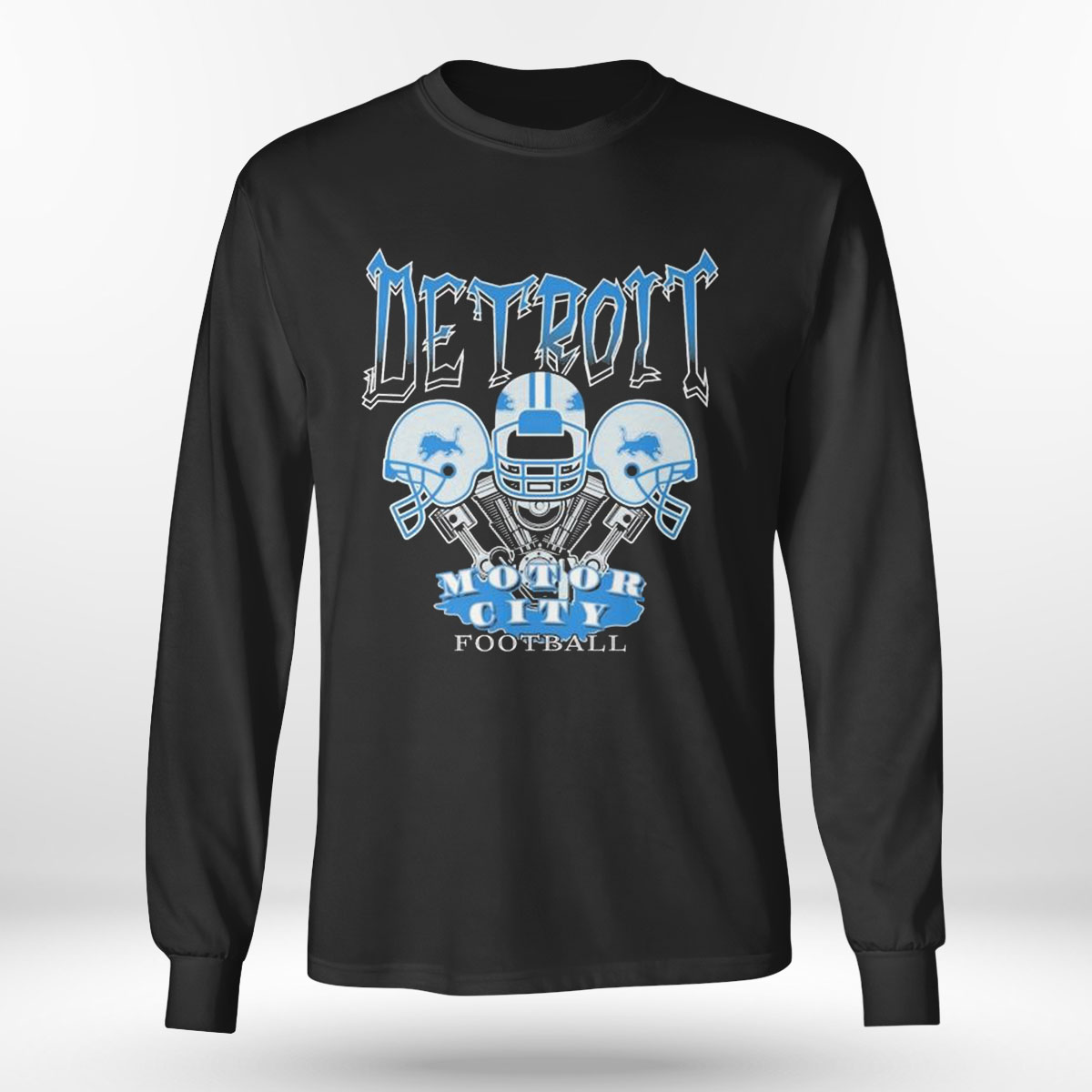 Detroit Football Thanksgiving I Heart Tee Lions Shirt With a 