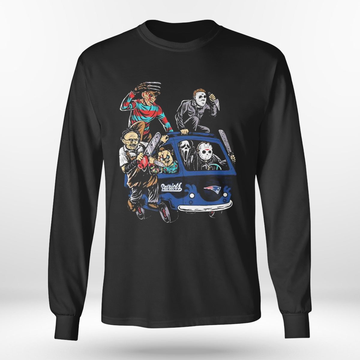 Halloween Horror Characters Driving Car Pittsburgh Steelers T-shirt