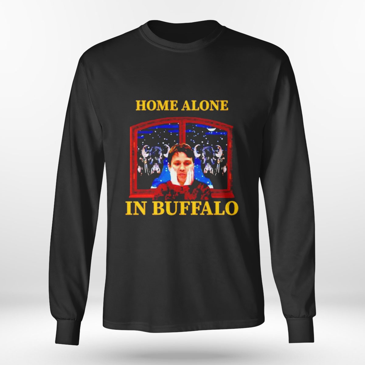 Josh Allen Home Alone In Buffalo T-shirt