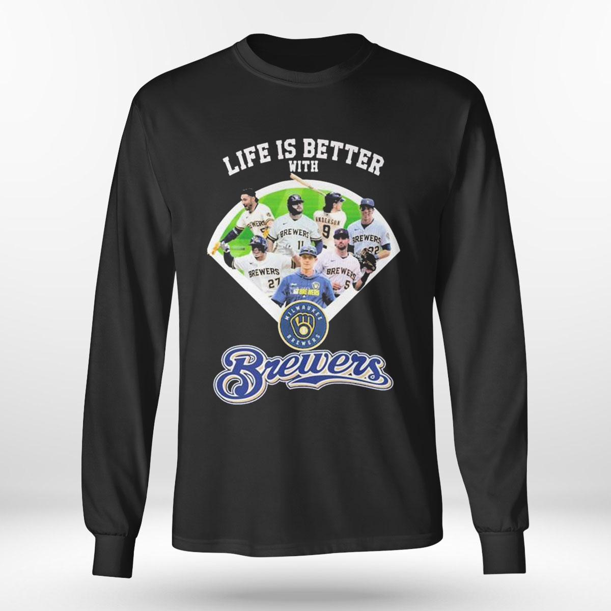 Life Is Better With Milwaukee Brewer 2023 T-shirt