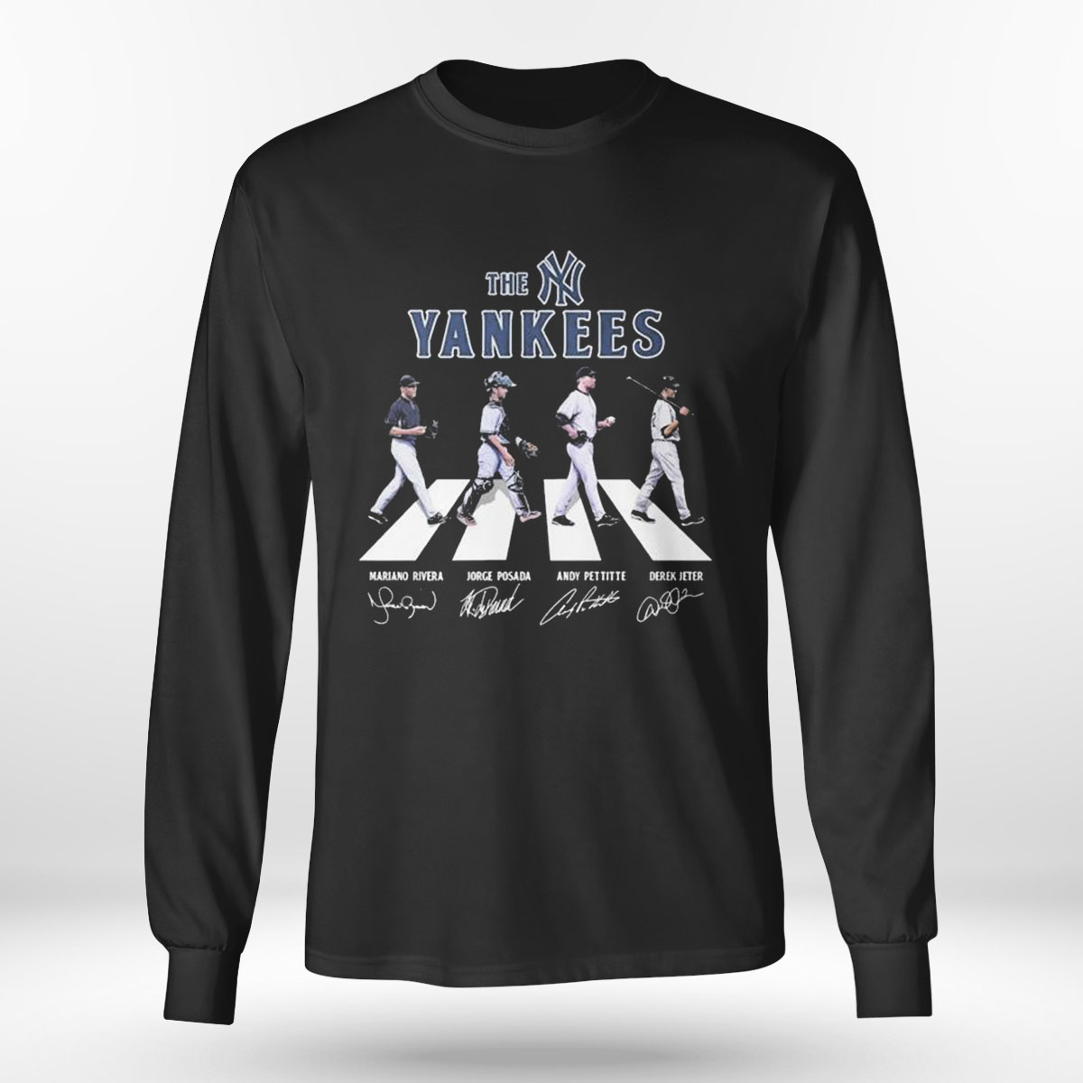 The New York Yankees Abbey Road 2023 Signatures T-shirt