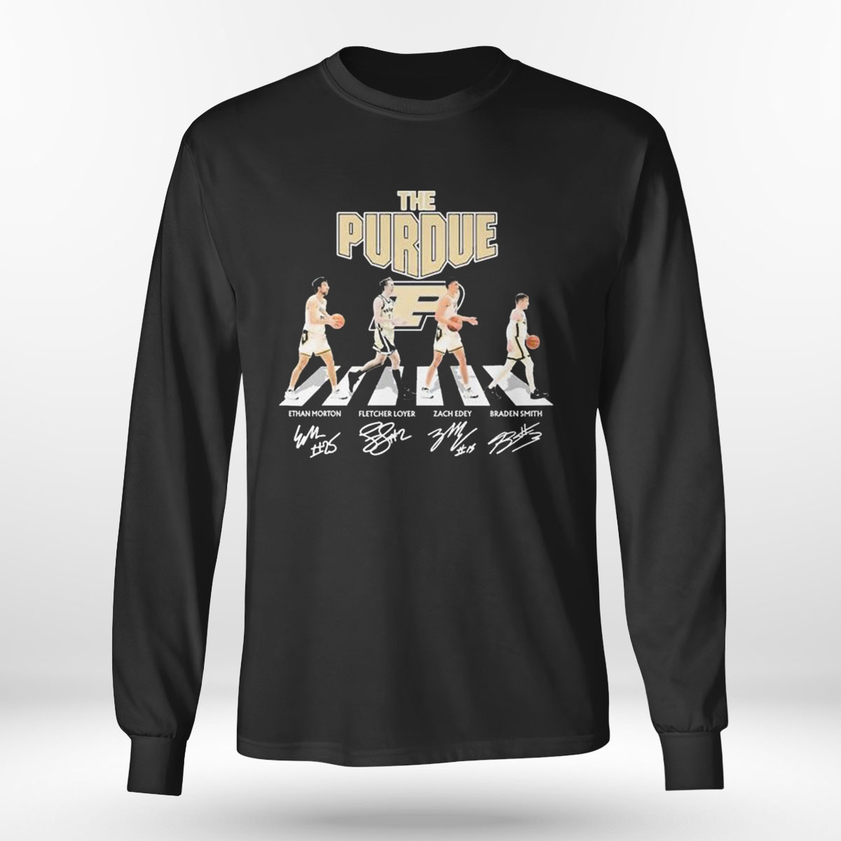 The Purdue Mens Basketball Abbey Road 2023 Signatures T-shirt