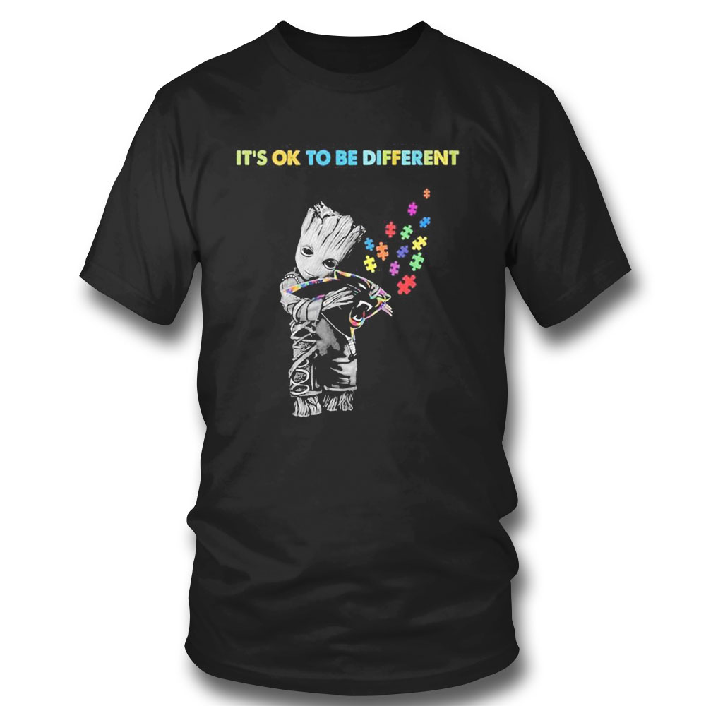 Buffalo Bills Groot Hug Autismits Ok To Be Different Shirt