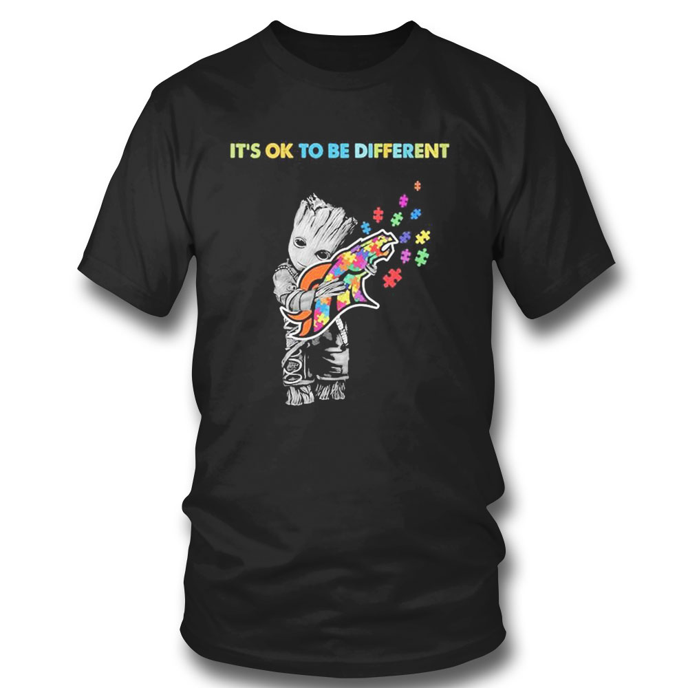 Dallas Cowboys Groot Hug Autism Its Ok To Be Different Shirt