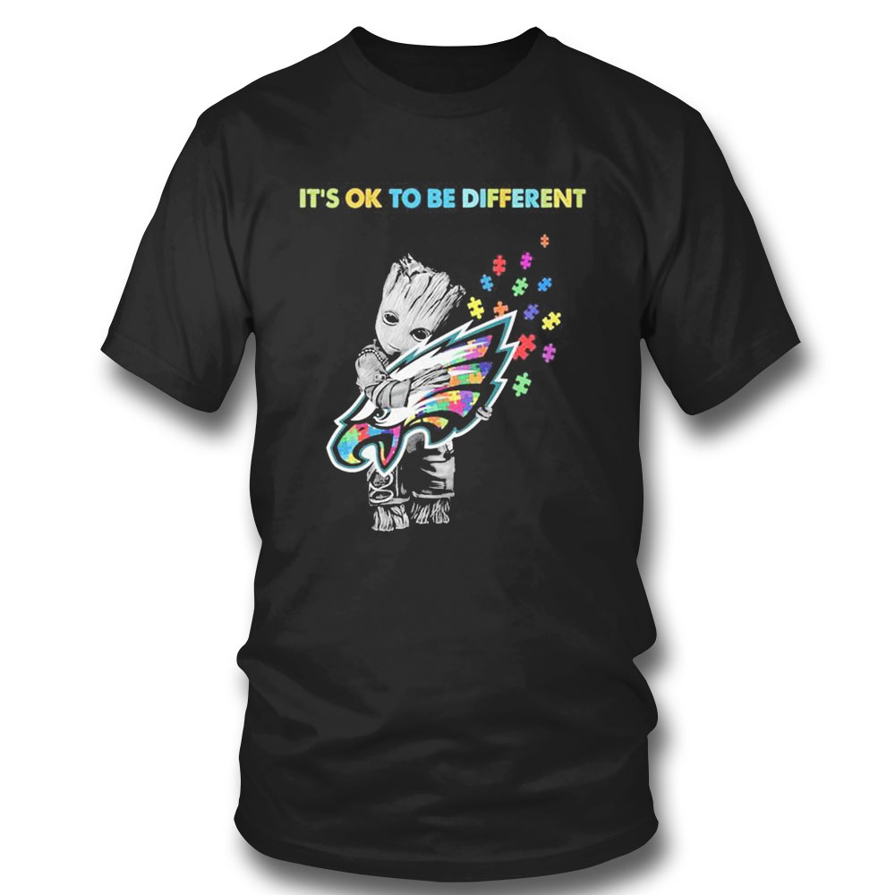 New York Jets Groot Hug Autism Its Ok To Be Different Shirt