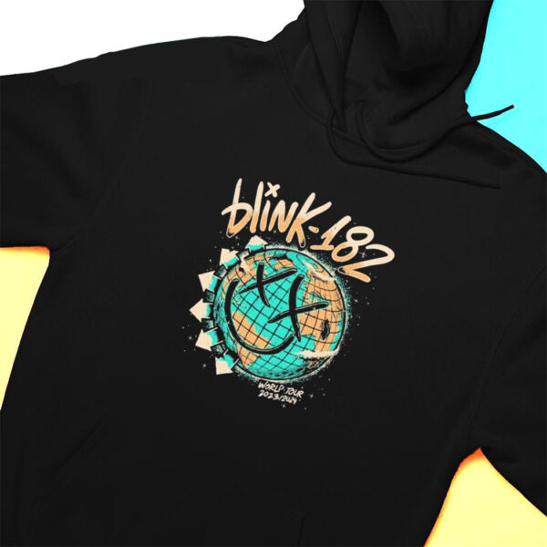 Blink 182 Smiley World Tour 2023 2024 T-Shirt