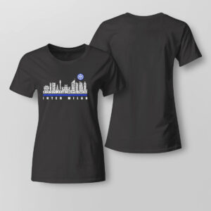 Lady Tee Inter Milan Skyline 2023 Players T Shirt 2