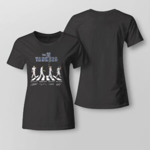 The Yankees Baseball Team Abbey Road 2023 Signatures T-Shirt