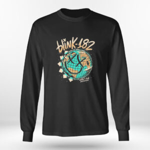 Longsleeve Blink 182 Smiley World Tour 2023 2024 T Shirt 2