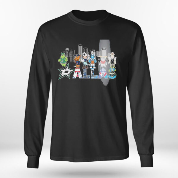 Dallas Skyline Sports Teams Mascots T-Shirt