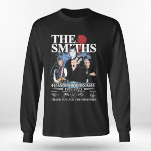 Longsleeve The Smiths 41st Anniversary 1982 2023 Thank You For The Memories Signatures T Shirt 2