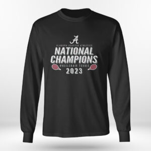 Longsleeve University Of Alabama 2023 Adapted Athletics Wheelchair Tennis National Champions T Shirt 2
