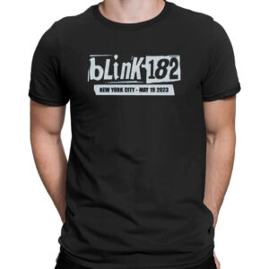 Shirt black Blink 182 New York City May 19 2023 T Shirt 3