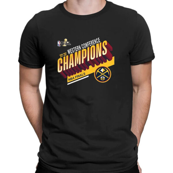 Denver Nuggets 22 23 Western Conference Champions Nba Finals T-Shirt