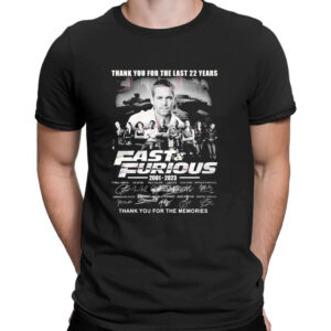 Shirt black Fast Furious Thank You For The Last 22 Years 2001 2023 T Shirt 2
