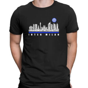 Shirt black Inter Milan Skyline 2023 Players T Shirt 2