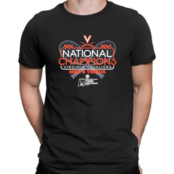 National Champions Virginia Cavaliers Mens Tennis Ncaa D1 2023 T-Shirt