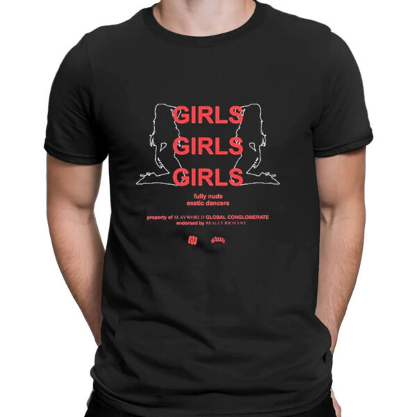 Rr Kankan Girls Girls Girls Fully Nude Exotic Dancers T-Shirt