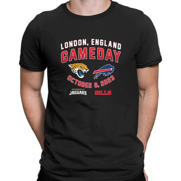 Starter Bills London 2023 Matchup T-Shirt Buffalo Bills Vs Jaguars T-Shirt