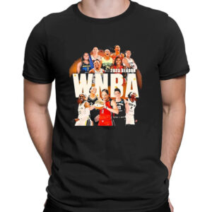 Shirt black The 2023 Season Wnba Teams T Shirt 2