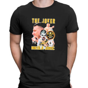 Shirt black The Joker Nikola Jokic Denver Nuggets 2023 Signature T Shirt 2
