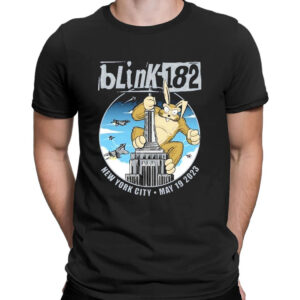 Shirt black Tour 2023 Blink 182 New York City May 19 T Shirt 2