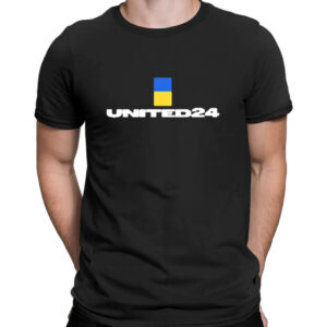 Shirt black Zelensky Ukraine United 24 T Shirt 2
