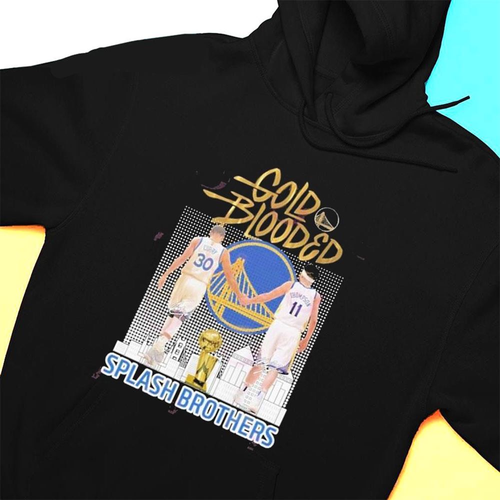Gold Blooded Splash Brothers Stephen Curry And Klay Thompson 2023 Nba Playoff T-shirt