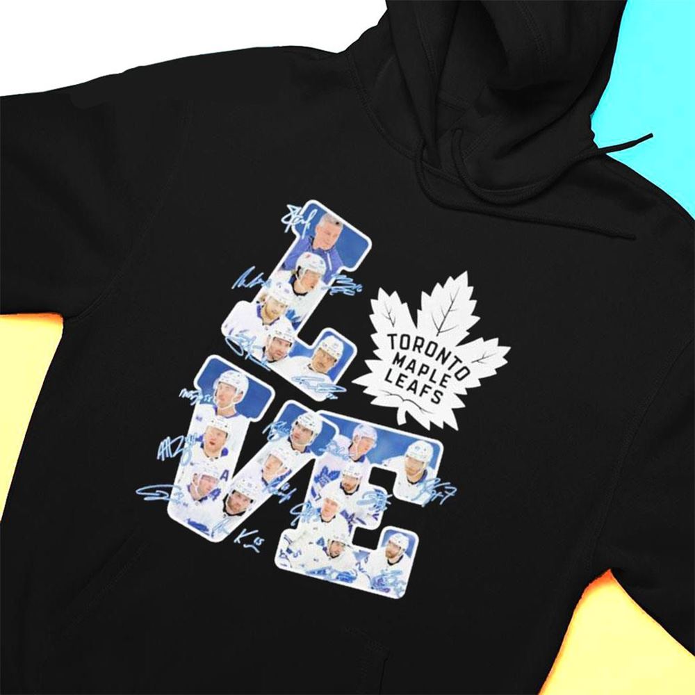 Love Toronto Maple Leafs Team Hockey Signatures T-shirt