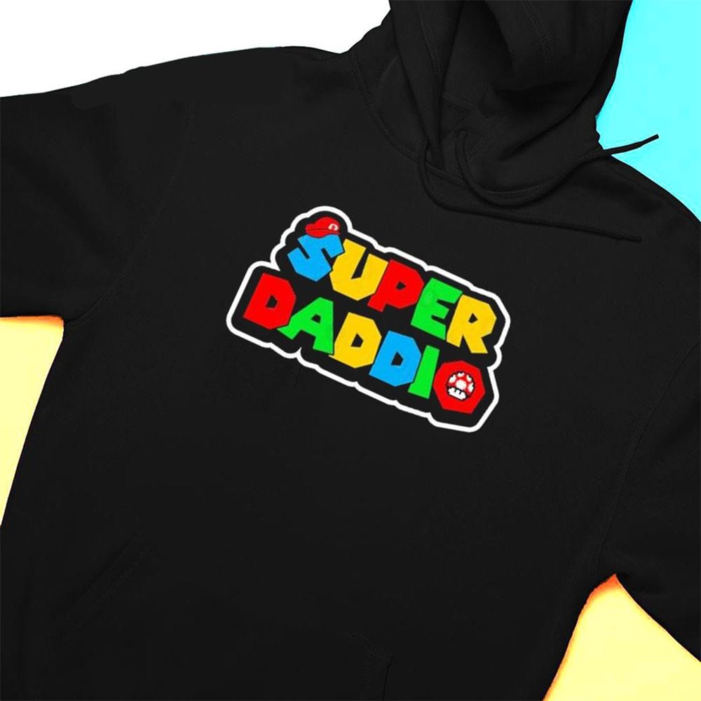 Super Daddio Gamer Dad Fathers Day 2023 T-shirt