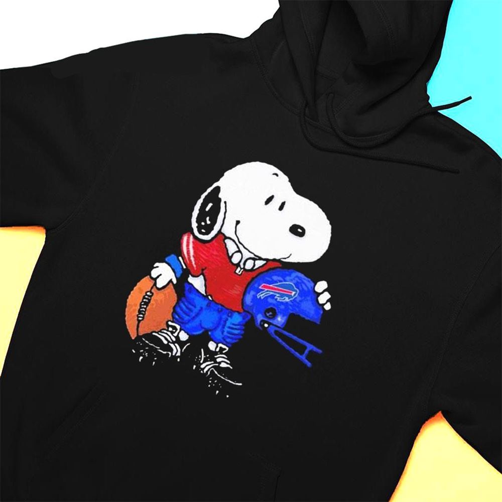 The Peanuts Snoopy For Buffalo Bills Football T-shirt