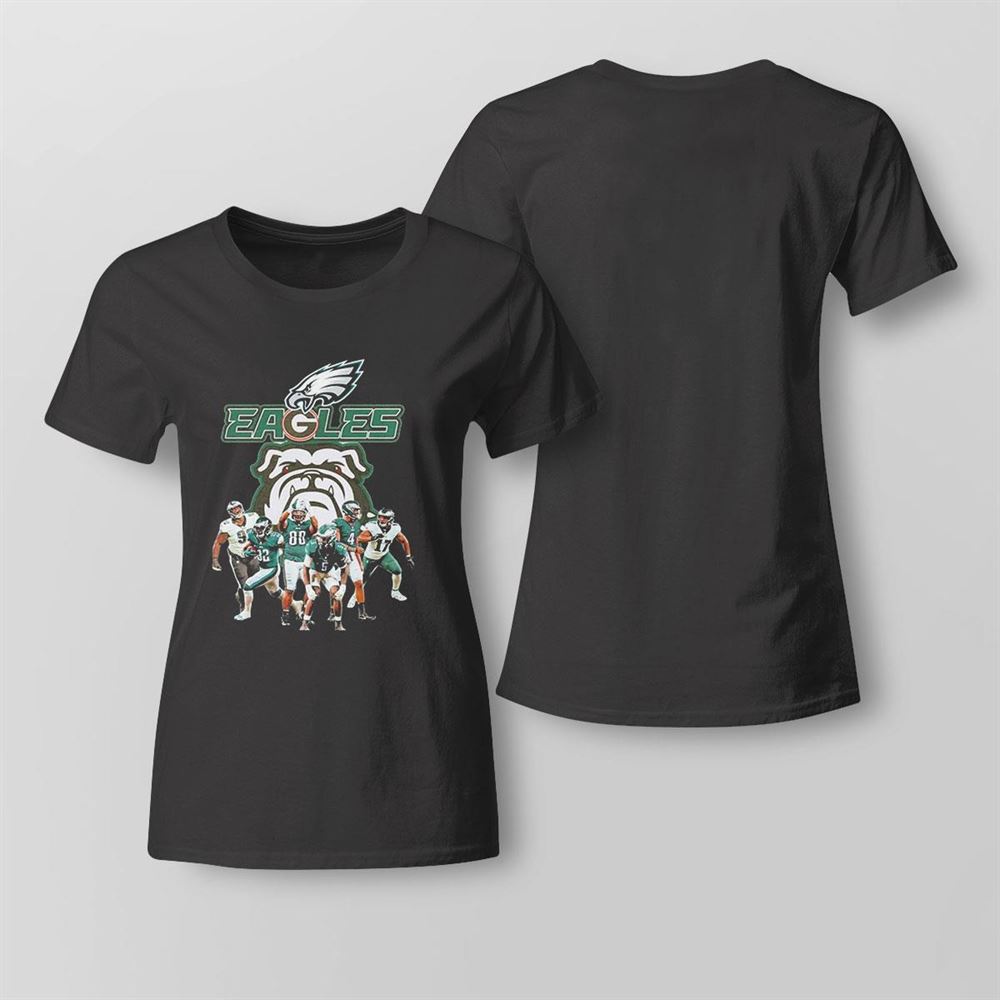 Eagles Dawgs Philadelphia Eagles And Georgia Bulldogs Players Shirt