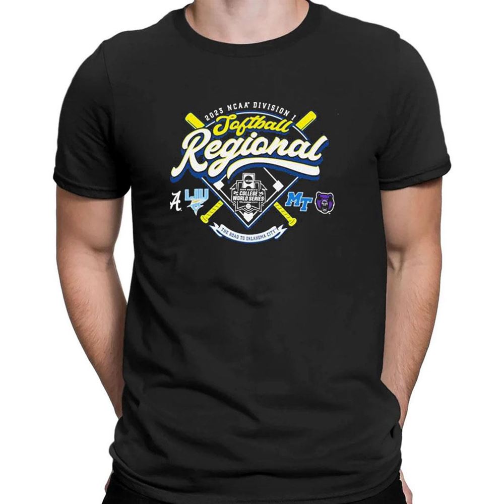 2023 Ncaa Division I Softball Regional Clemson T-shirt