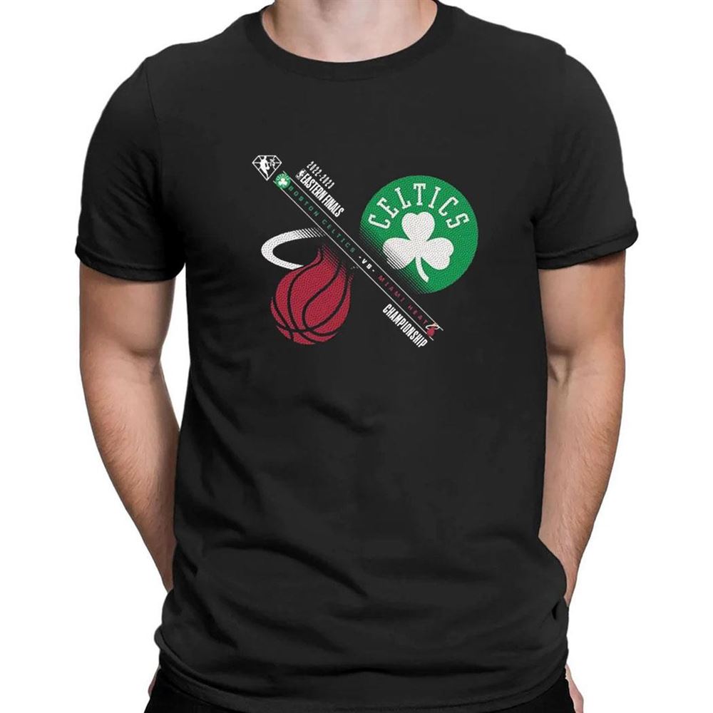 Boston Celtics Vs Miami Heat 2022 2023 Eastern Finals Championship T-shirt