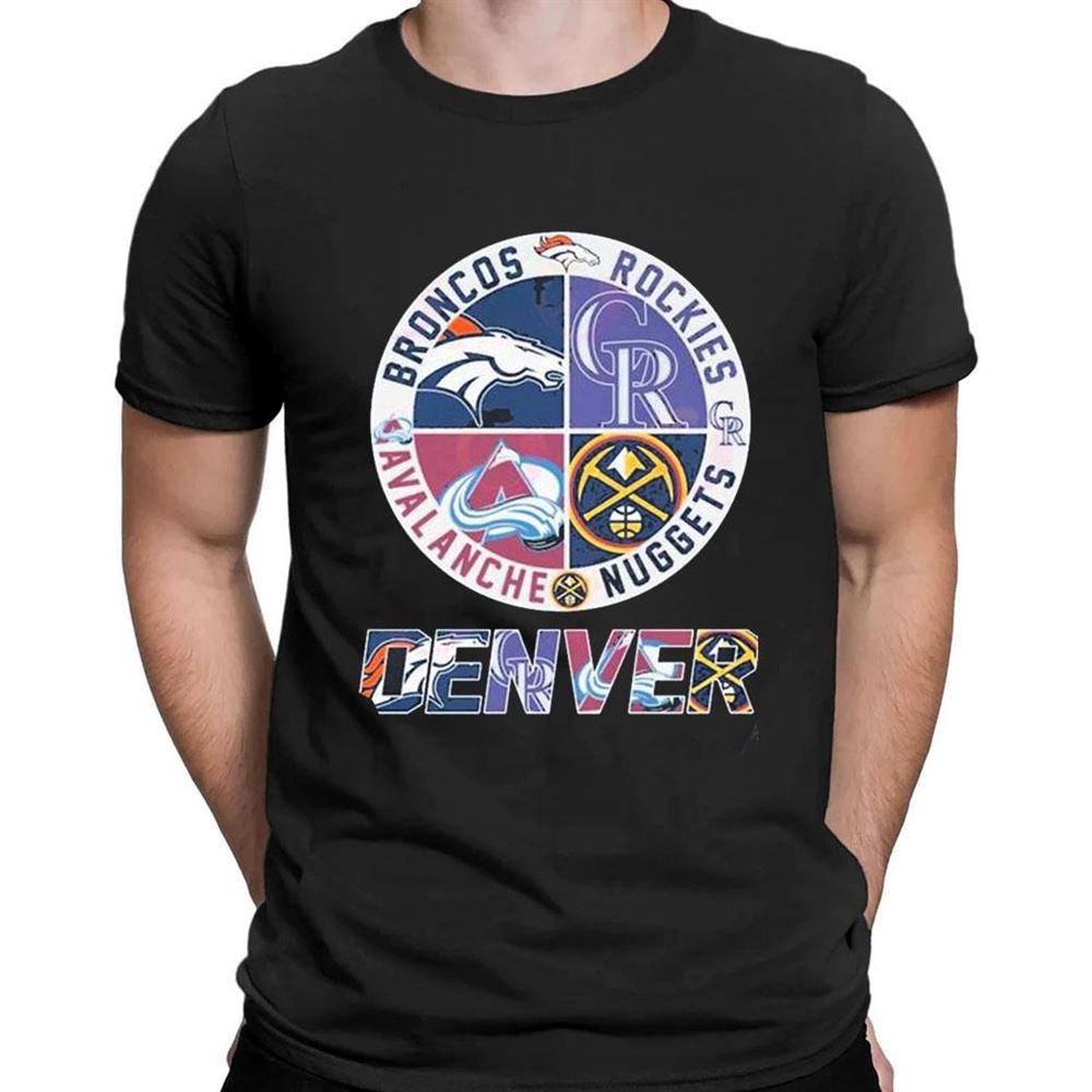 Denver Nuggets Skyline Western Conference Champions 2023 T-shirt