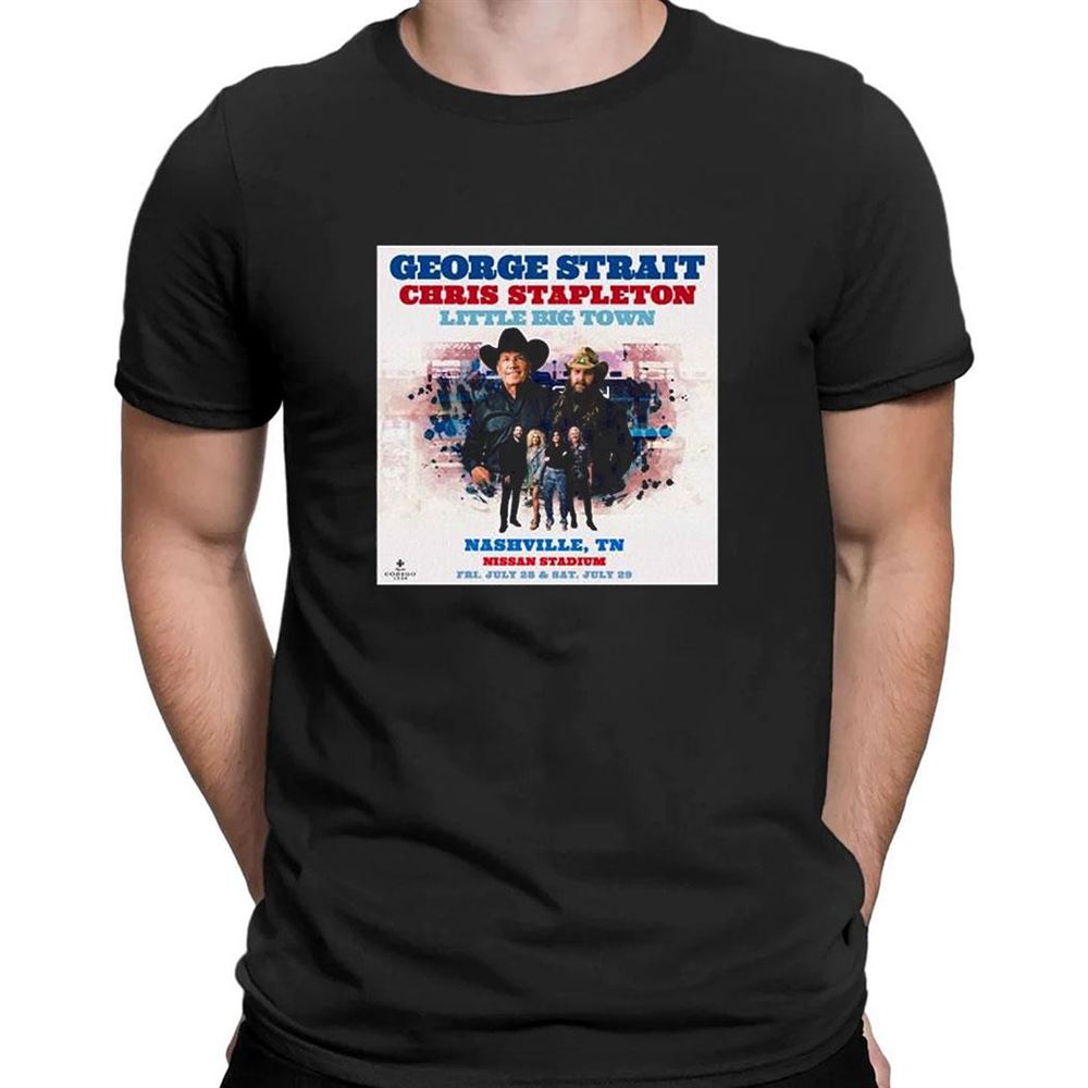 George Strait Tour 2023 Little Big Town 2023 Stadium Shows T-shirt