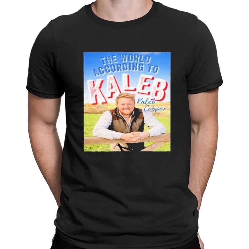 Kaleb Cooper The World According To Kaleb Book Cover T-shirt