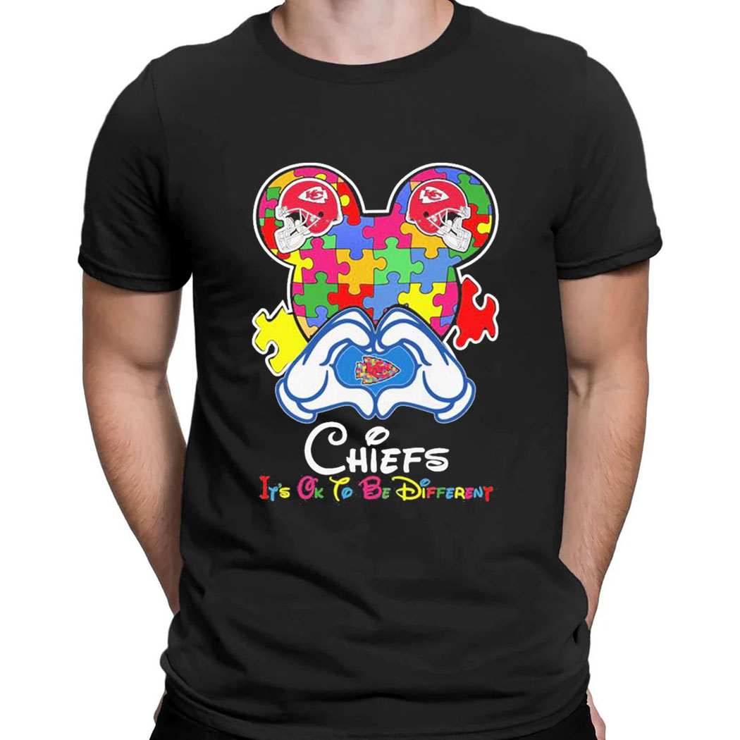 I Love The Chiefs Mickey Mouse Kansas City Chiefs T-Shirt - T