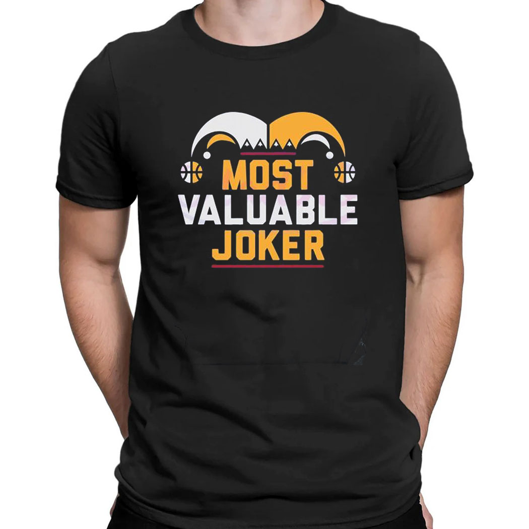Most Valuable Joker Svg Nikola Jokic Mvj T-shirt