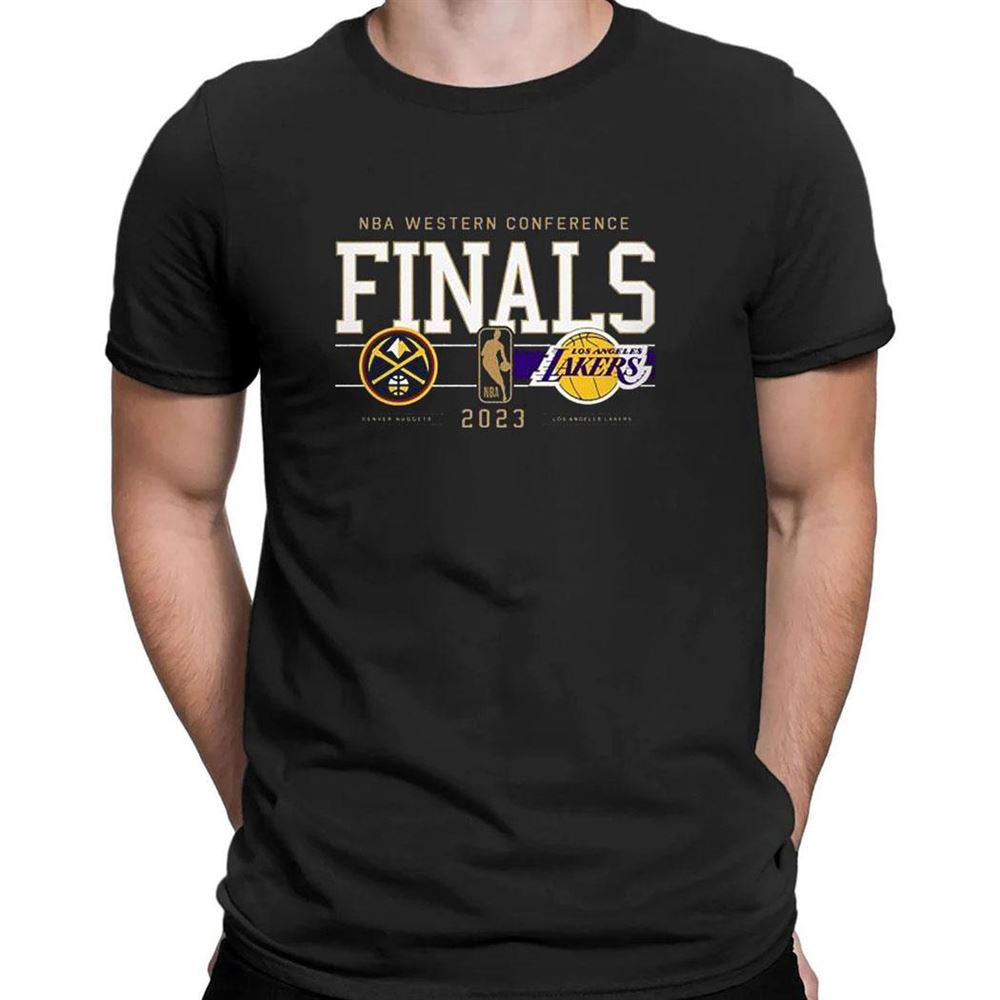 Nba 2023 Wcf Nuggets Vs Lakers Dueling T-shirt