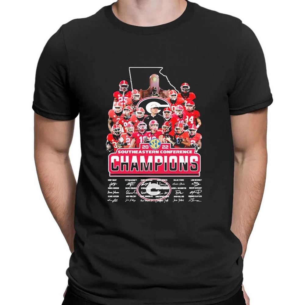 State Georgia Bulldogs 2022 Peach Bowl Champions T-shirt