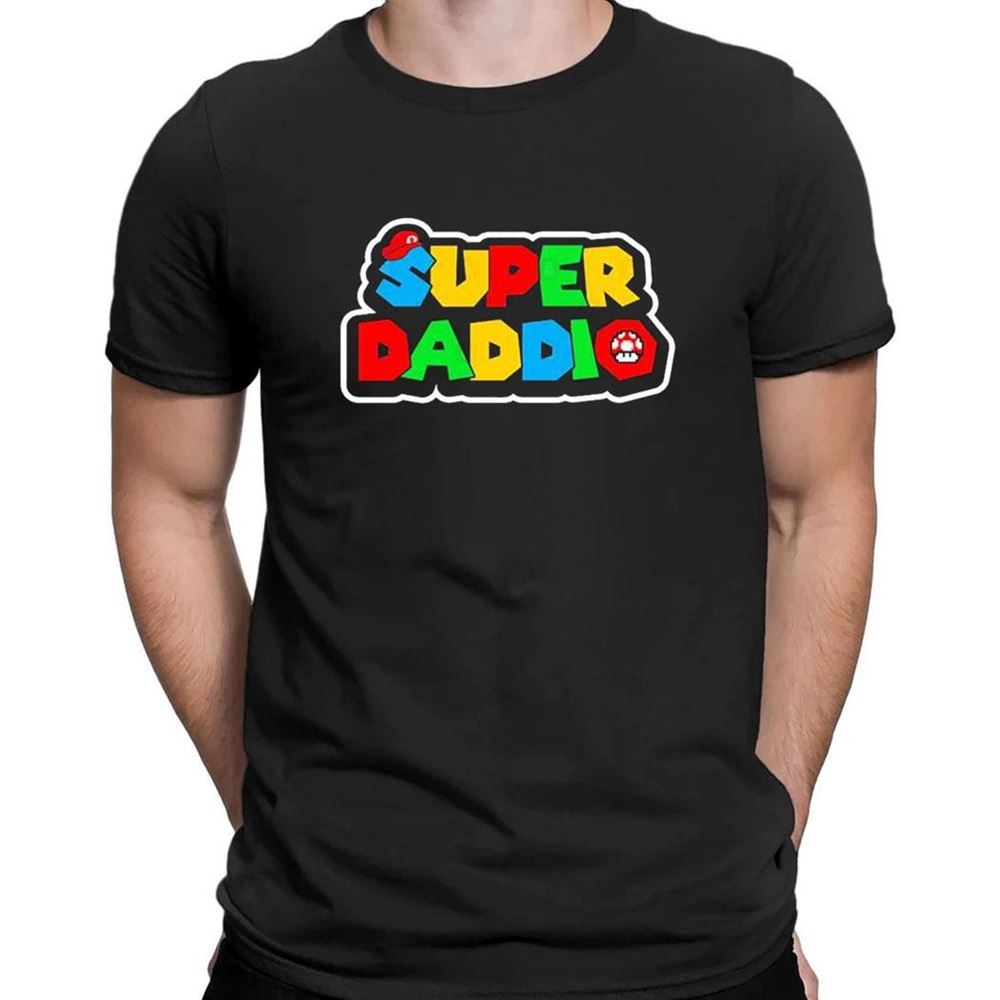 Super Daddio Gamer Dad Fathers Day 2023 T-shirt