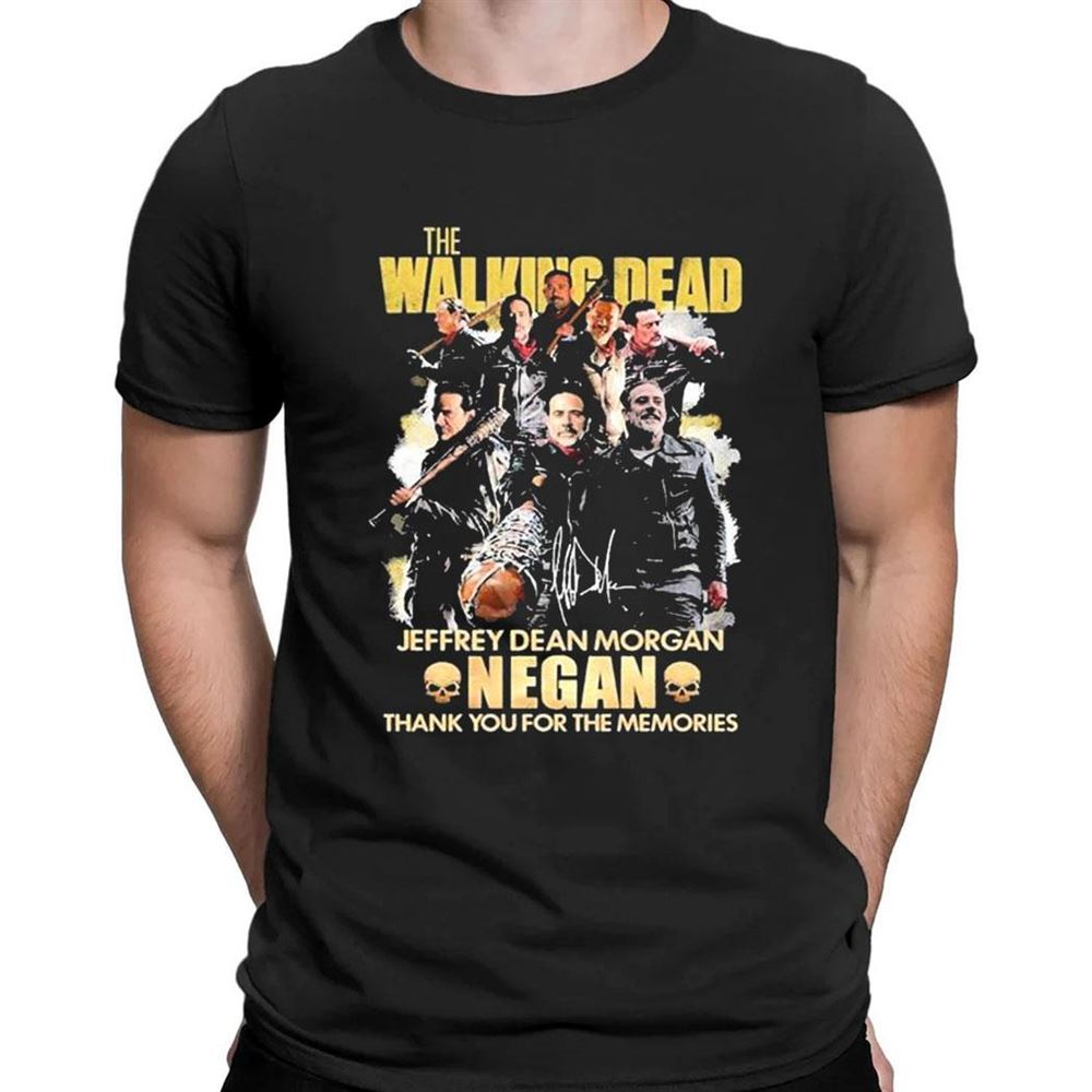 The Walking Dead 2023 Jeffrey Dean Morgan Negan Thank You For The Memories T-shirt