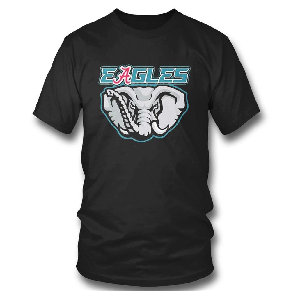 Eageoles Georgia Bulldogs Philadelphia Eagles And Alabama Crimson Tide T-shirt