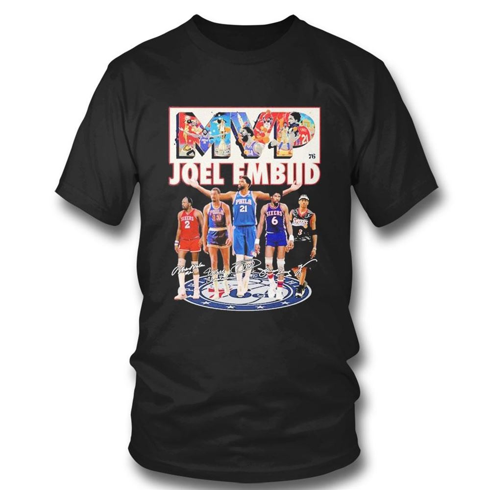 Joel Embiid Philadelphia 76ers Mvp Signatures T-shirt