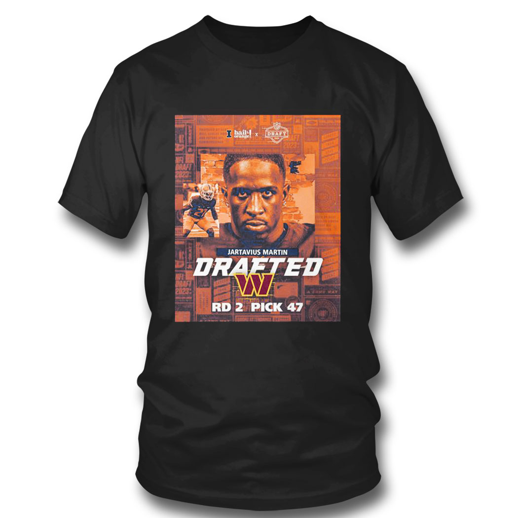 Martin Drafted Second Round Pick 47 Washington Draft 2023 Shirt