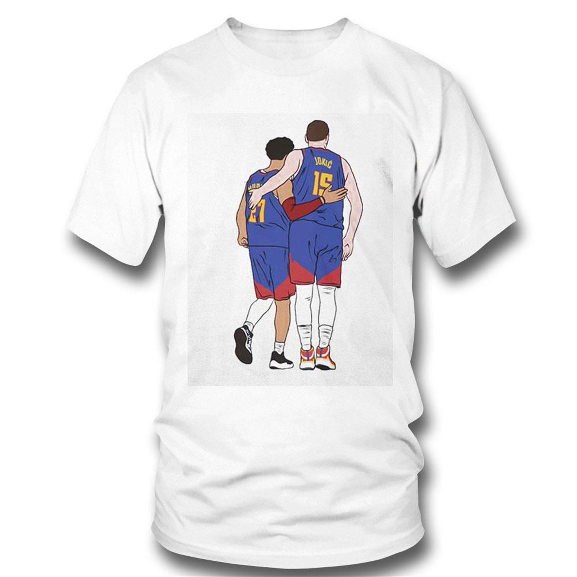 Nikola Jokic And Jamal Murray Denver Nuggets Nba Finals Shirt