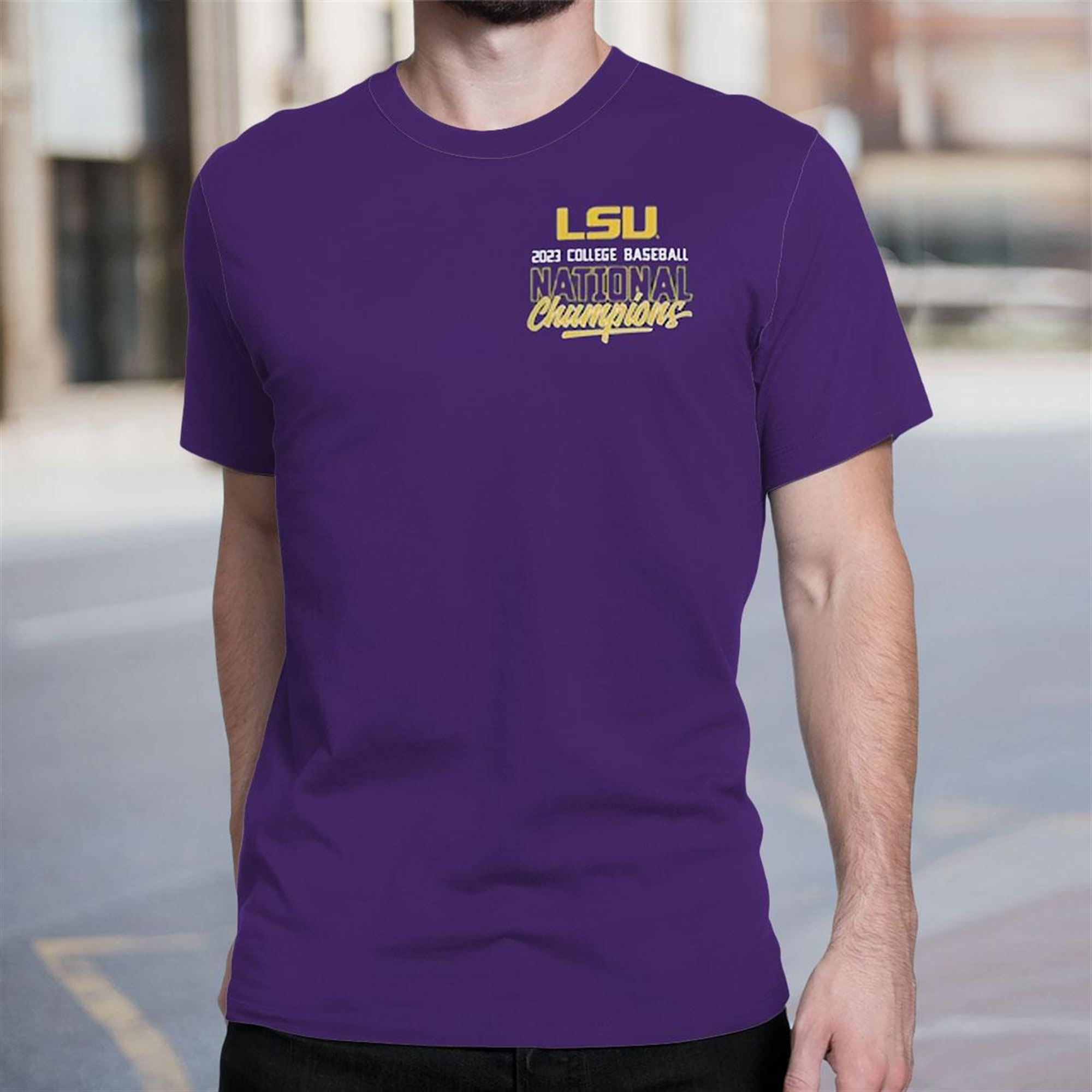 Cheap NCAA College Baseball LSU National Championship Shirt 2023