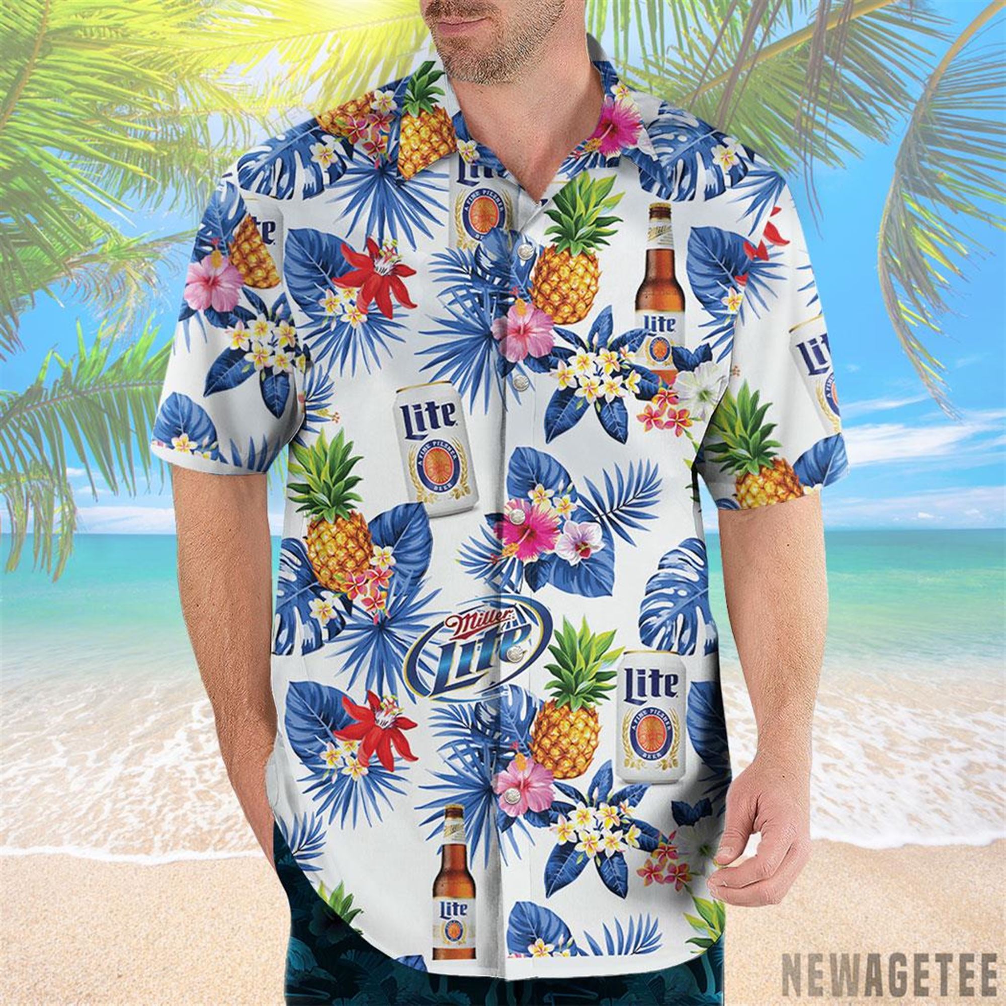 New York Rangers NHL Hawaiian Shirt Custom Sun-Soaked Aloha Shirt