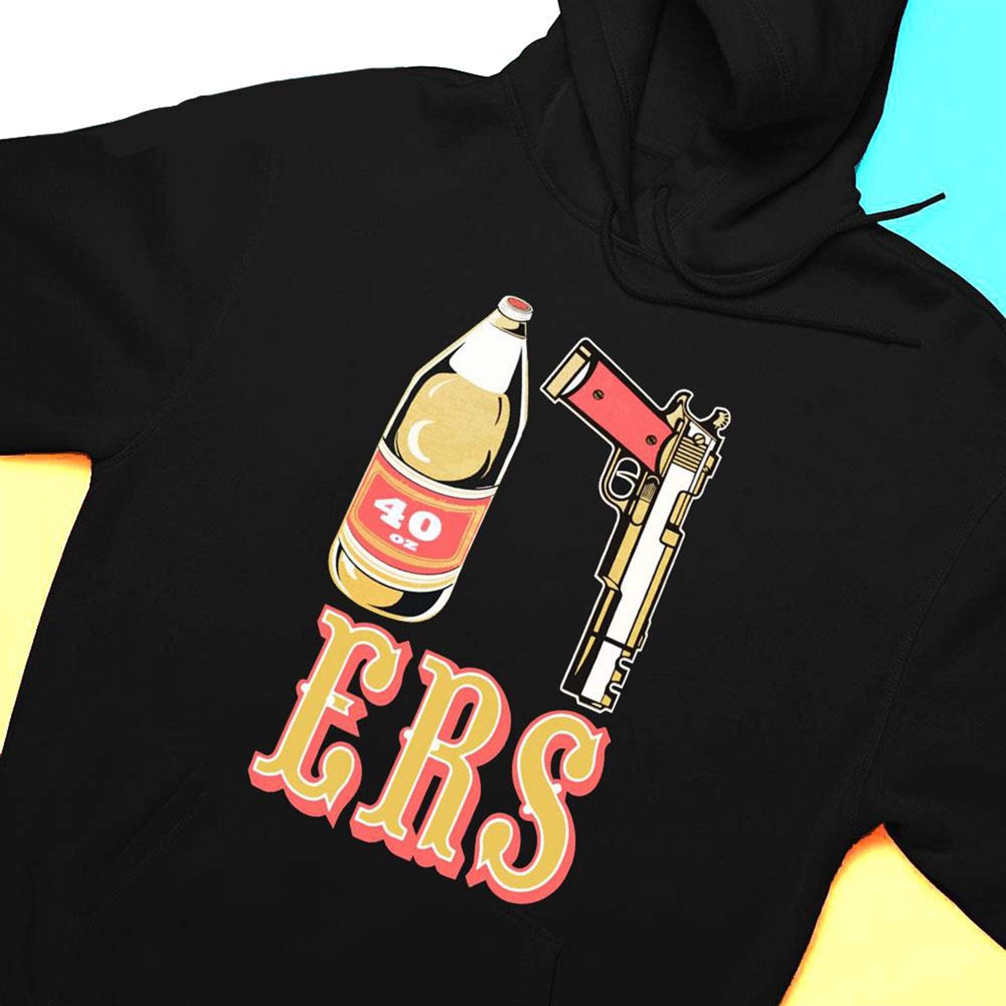 40oz Beer Guns San Francisco 49ers Shirt, hoodie, sweater, long